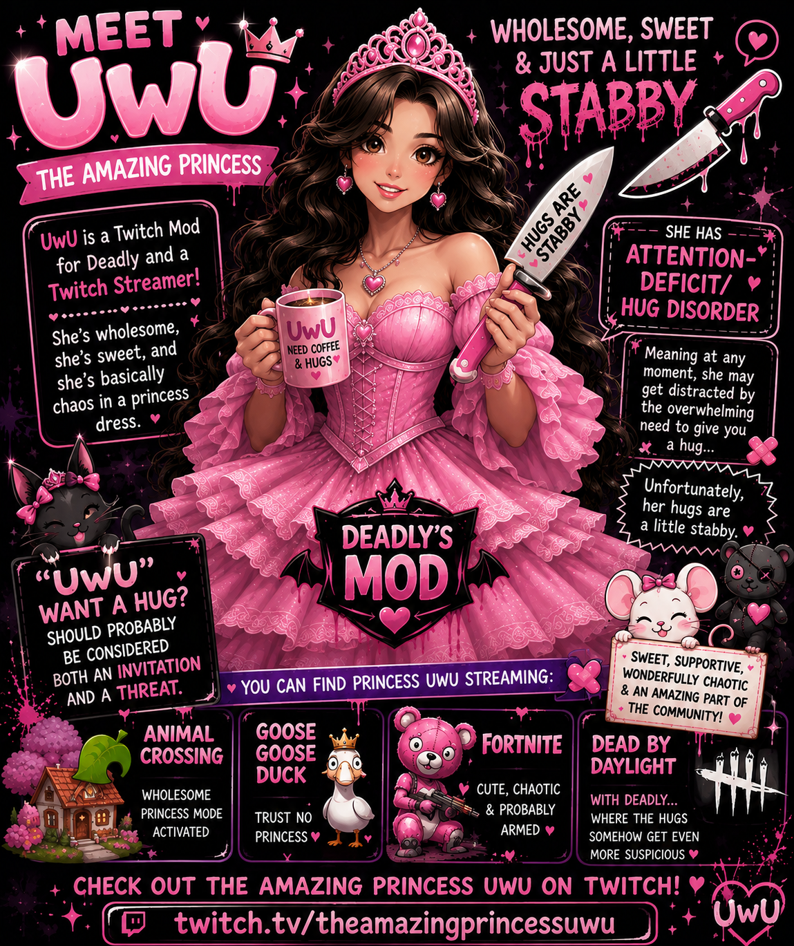 Meet TheAmazingPrincessUwU community spotlight poster