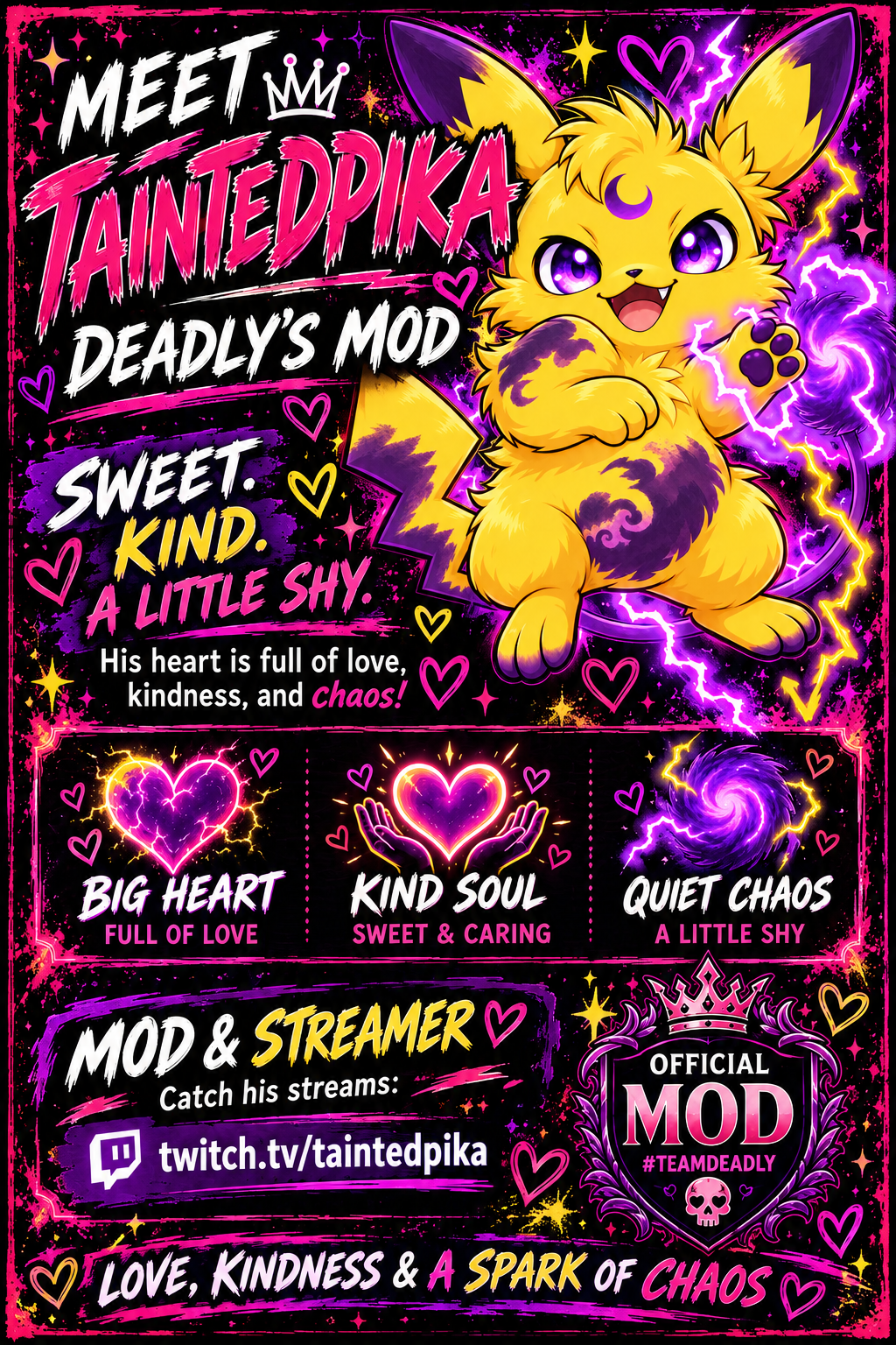 Meet TaintedPika community spotlight poster